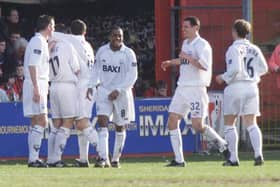 David Eyres (11) and Brett Angell (32) both claimed Preston North End's winner at AFC Bournemouth in March 2000