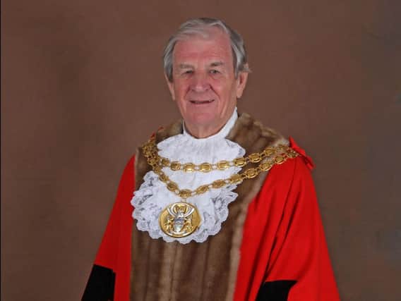 Colin Clark as Mayor in 2012