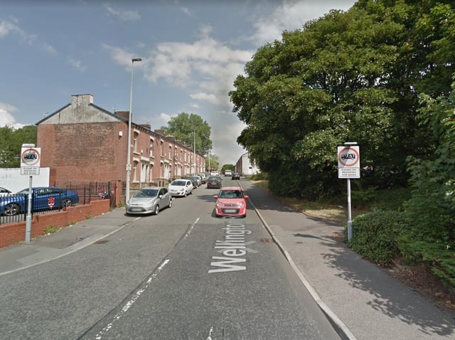 A woman in her 30s was struck by a car as she was walking along Wellington Road. (Credit: Google)