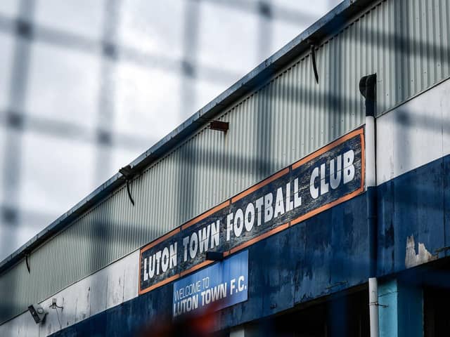 The gates are locked at Kenilworth Road on Saturday, March 14, 2020...the day PNE should have visited Luton Town