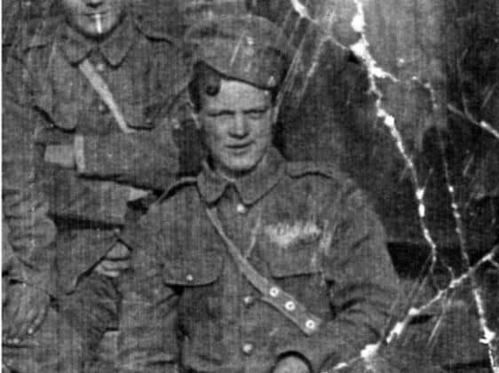 George Kelsall, who was killed on the Somme