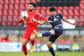 Nat Knight-Percival could return from injury for Morecambe this weekend