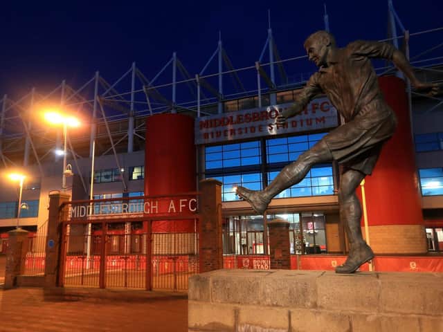 Middlesbrough's Riverside Stadium.