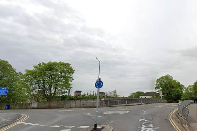 The boy was struck at the mini-roundabout next to Leyland train station, between Station Brow and Moss Lane, at 7.45pm last night (Thursday, March 18). Pic: Google