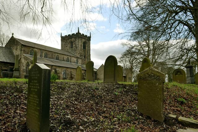 The condition of the headstones at St. Mary's had been a cause of concern for the parish's vicar for more than a decade
