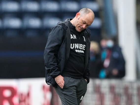 Preston boss Alex Neil can't hide his frustration as his side lose to Luton