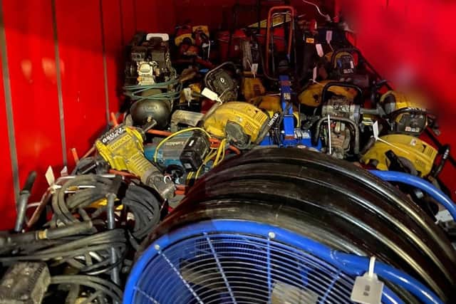More than £100,000 of rural machinery is thought to have been stolen. Photo: Lancs Rural Police