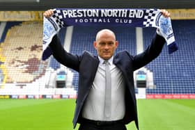 Alex Neil at his unveiling as Preston North End manager in July 2017