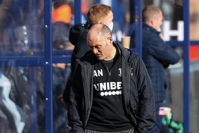 Alex Neil during PNE's defeat at Wycombe