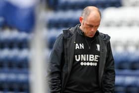Preston North End manager Alex Neil at the final whistle against Luton