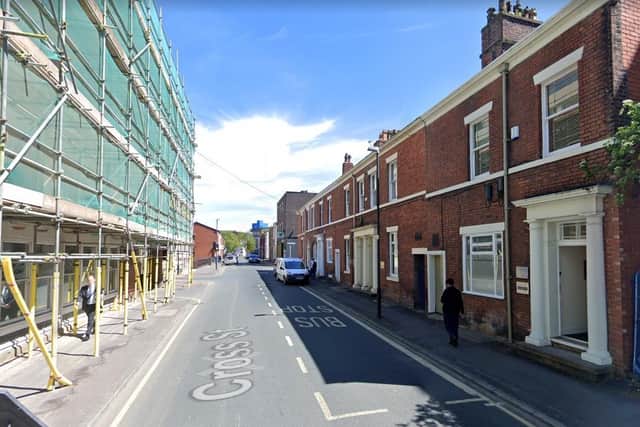 A man in his 40s was found dead inside a property in Cross Street. (Credit: Google)