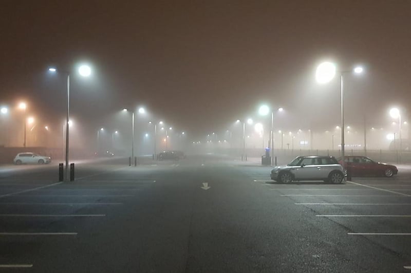A ghostly image of Bank Street Car Park.
