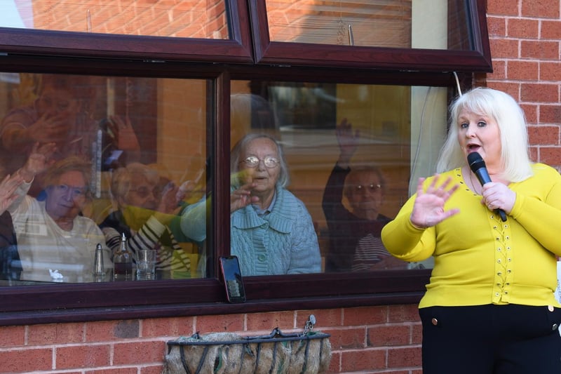 Local singer Pat Masterson entertains residents from the car park at Ambleside Bank care home, Ince, just a few days into the first national lockdown.  I remember at this time there was so much uncertainty, it was lovely to capture moments like this.
