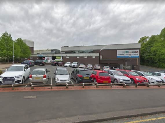 Refurbishment works are taking place at Leyland Leisure Centre this week, with painting, landscaping and new signage among the works being carried out