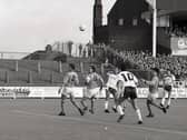 Frank Worthington chips Preston North End's equaliser against Wolves at Deepdale in February 1987