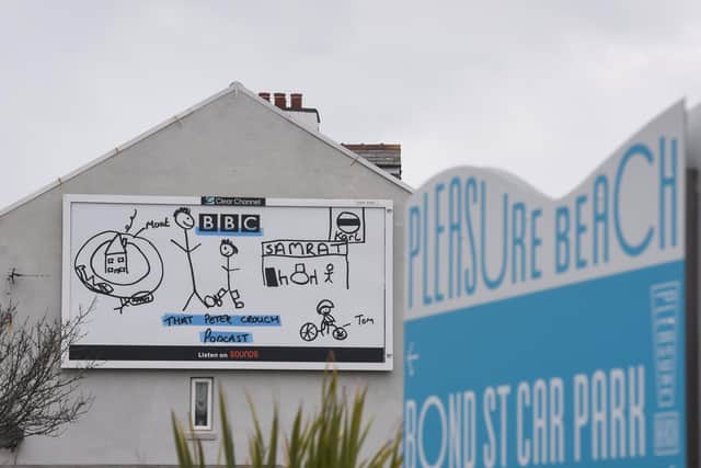 Billboard on Bond Street Blackpool
