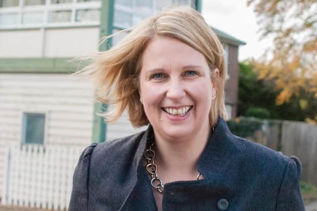 Katherine Fletcher, MP for South Ribble, said her new office sign has been put up so people "know where I am, so I can help them", but admitted that she had forgot to seek planning permission