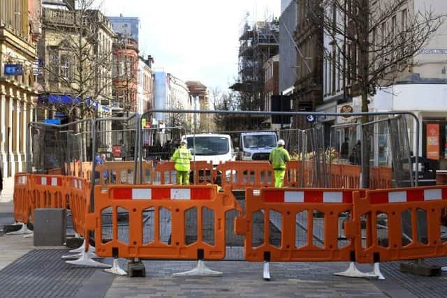 Lancashire County Council bid to finish the works before the next phase of the path out of lockdown, April 12.
