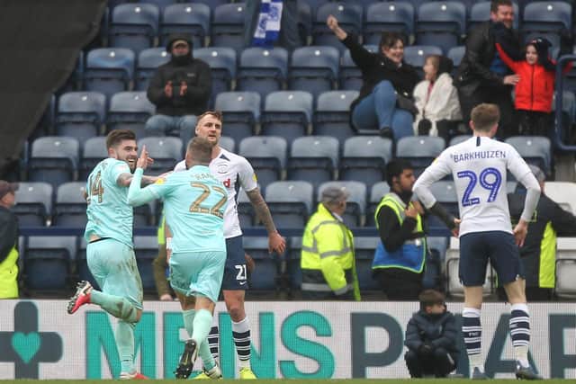 Preston North End's last game before lockdown in March 2020 against QPR
