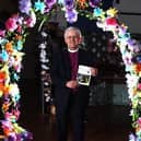 Bishop Julian officially opens the exhibition at St Stephen's Primary School, photo: Neil Cross