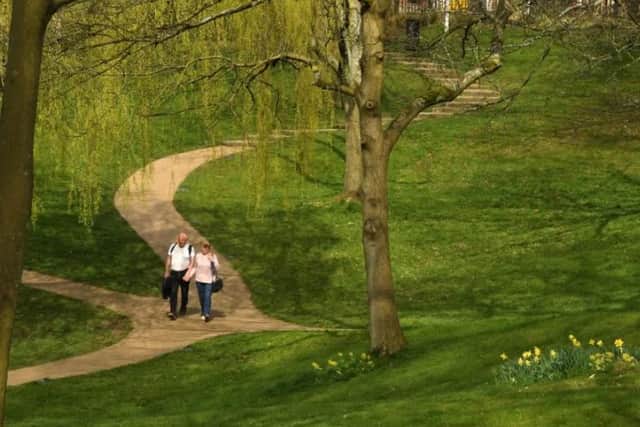 A walk in the park, just 100 metres away from Preston's busiest shopping street.
