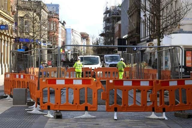 Lancashire County Council are currently carrying out 'emergency' road repairs on Fishergate