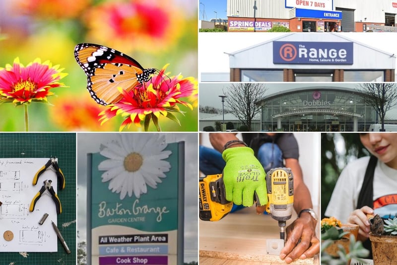 Whatever your project plans these garden centres and DIY stores can help.