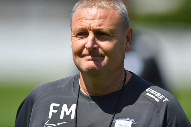 Preston North End interim head coach Frankie McAvoy