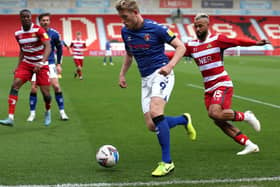 Jayden Stockley in action for Charlton Athletic against Doncaster