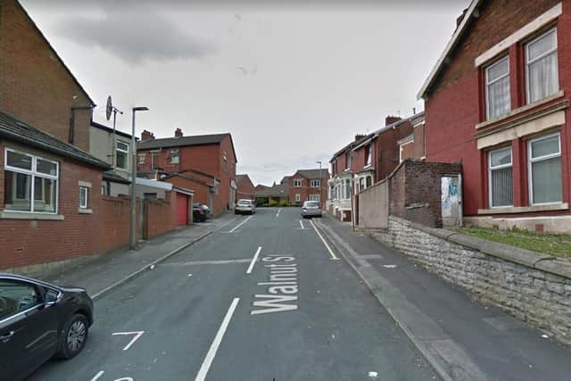 Police were called to a report of an assault in Walnut Street shortly before 4pm on April 3. (Credit: Google)