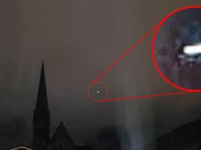 Did you spot the bright light over Preston? What do you think it was?