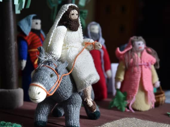 See scenes from popular Bible stories at Penwortham Methodist Churchs Knitted Bible Stories Exhibition