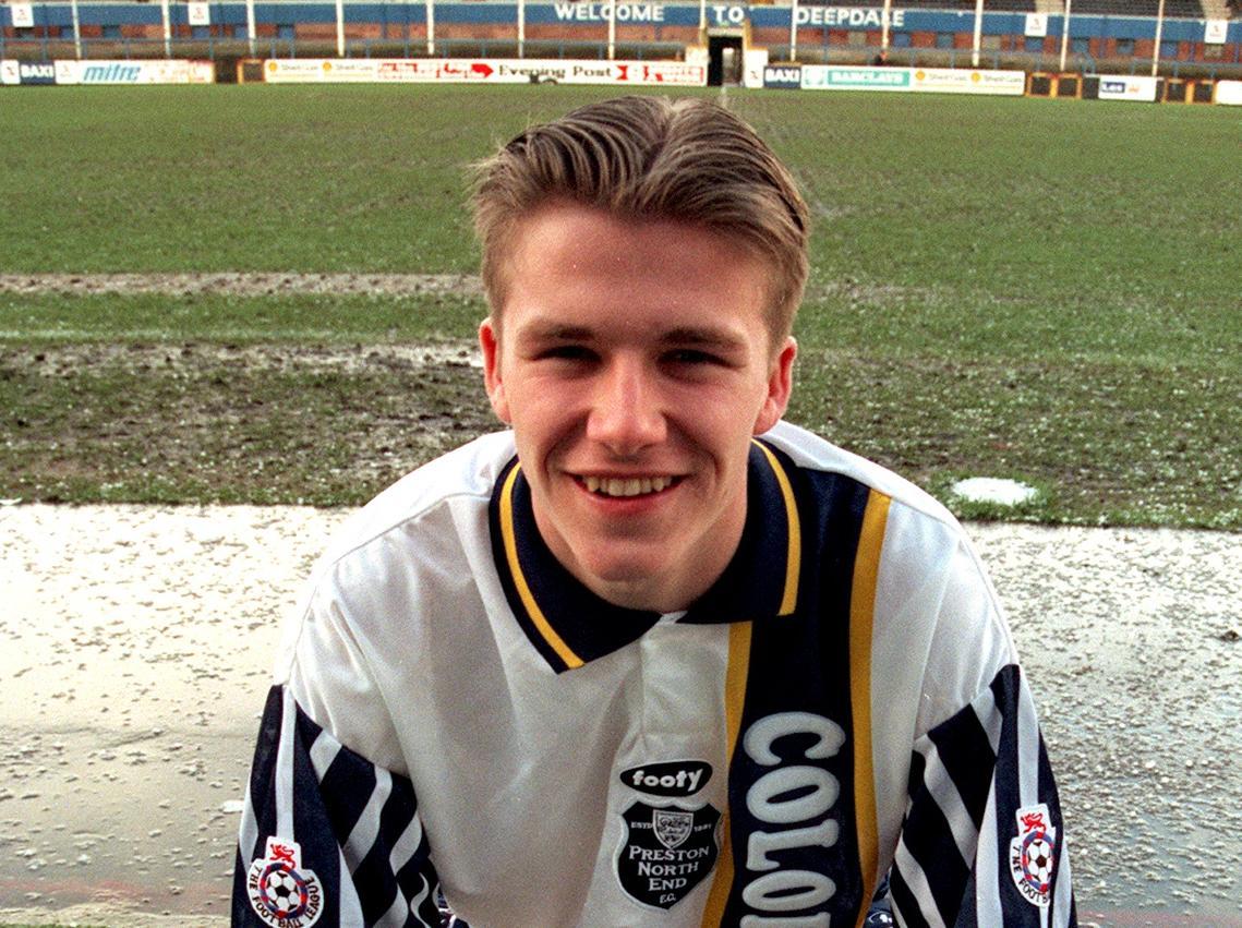 beckham preston north end jersey