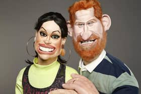 Duke and Duchess of Sussex in puppet form for the new series of Spitting Image (Avalon/Mark Harrison/PA Wire)