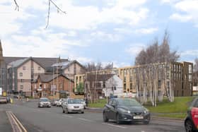 The block as viewed from North Road heading away from the city centre (image courtesy of David Cox Architects)