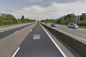 A "police incident" on the M61 northbound forced the motorway to close in both directions this evening (March 5). (Credit: Google)