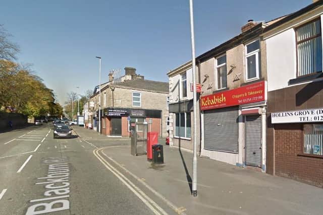 Part of Blackburn Roadhas been closed off due to a man throwing tiles off a roof. (Credit: Google)