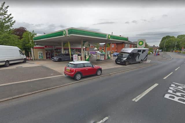A 20-year-old man suffered serious leg injuries after being hit by a carat Middleforth Garage. (Credit: Google)