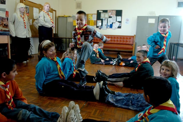 Members of Avenham beaver and cub pack, the first for 40 years