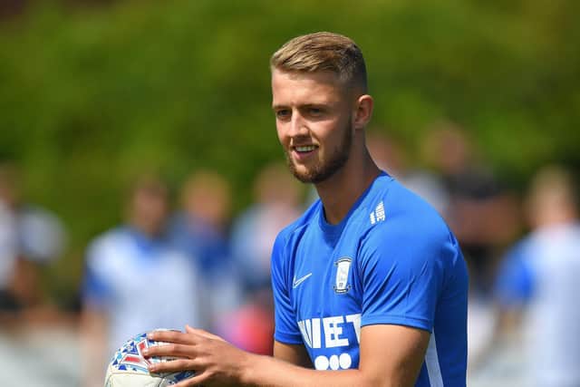 Former Preston North End striker Connor Simpson