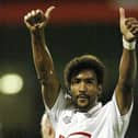 Youl Mawene salutes the PNE fans at the final whistle