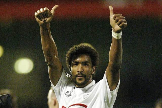 Youl Mawene salutes the PNE fans at the final whistle