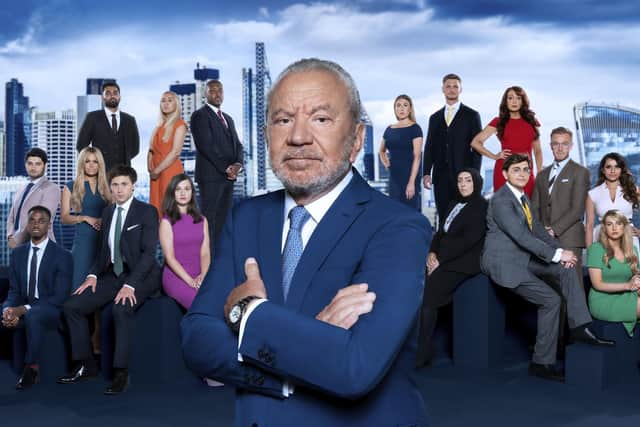 Lord Sugar with this year's candidates
