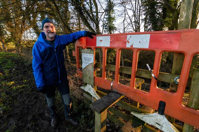 Brian Dearnaley, chair of the Mid Lancashire branch of the Ramblers Association, had wanted to see Tun Brook Bridge reopened