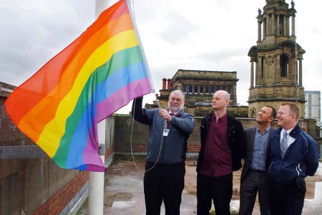 Lancashire LGBT raise the flag in Preston