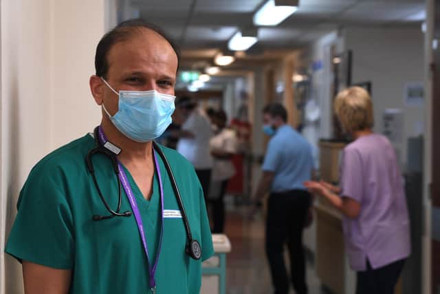 Professor Mohammed Munavvar is a consultant respiratory physician at Royal Preston Hospital and says his ward is filled with Covid patients at the moment.