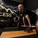 Peter Mileham in the gym