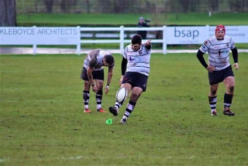 Alex Ward slots over a penalty kick (photo: Rod Murray)