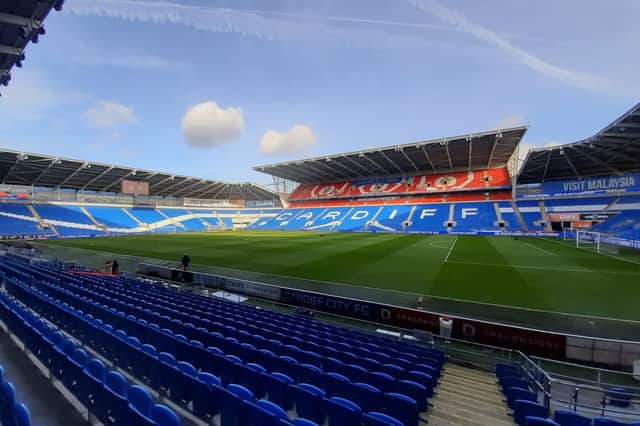 The Cardiff City Stadium.