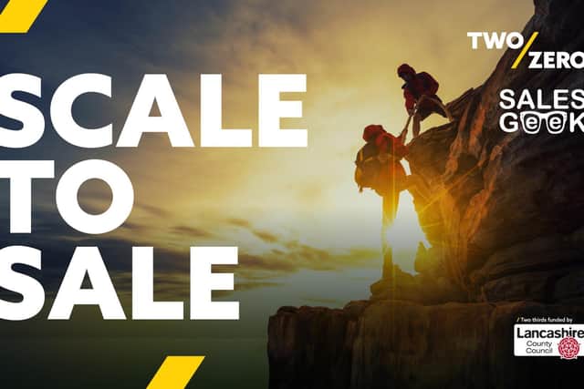 Scale to Sale aims to help businesses which have grown at least 20 per cent per year over each of the past three years to get ready for investment or sale